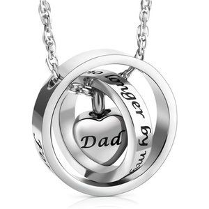 Forever in My Heart Urn Necklace for Ashes